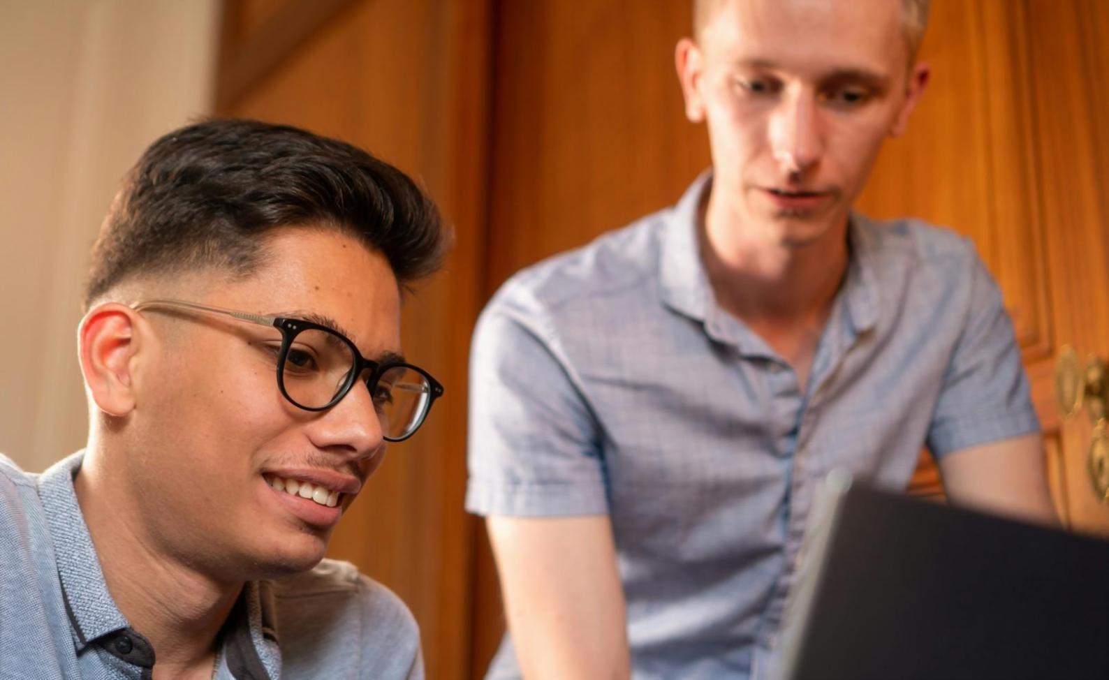 Financial planning session with detailed budget analysis